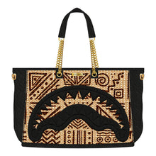 Load image into Gallery viewer, Sprayground -  Ai Raffia Palm Shark Luxe Beach Tote - Clique Apparel
