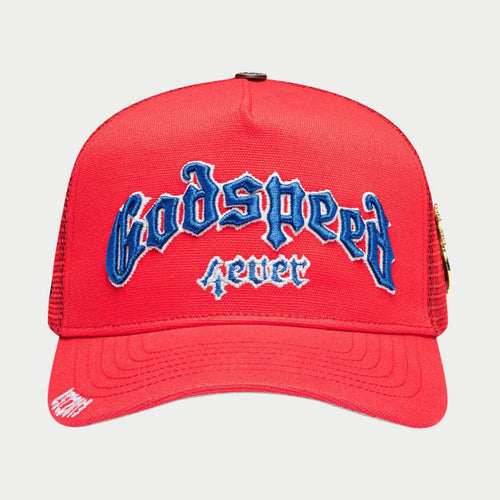 GodSpeed - Washed Fuchsia Trucker Hat - Clique Apparel
