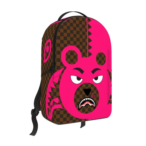 Sprayground - Pink Bear Shark DLXSV Backpack - Clique Apparel