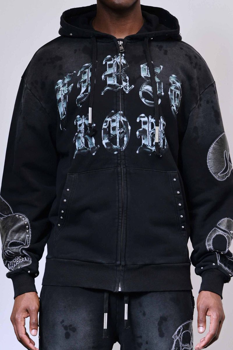 First Row - Wake Up Zip Up Hoodie - Clique Apparel