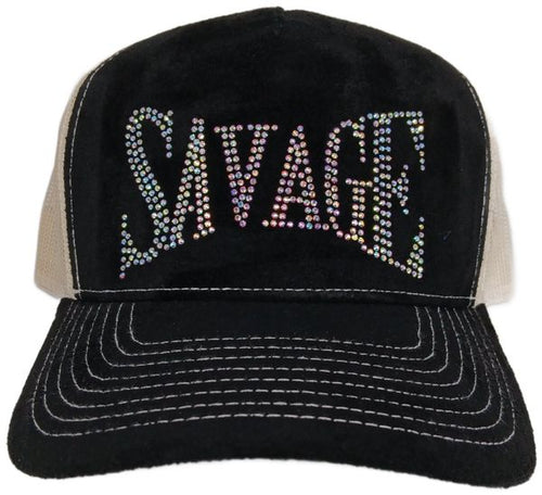 Savage Rhinestone Trucker Hat – Multi color - Clique Apparel
