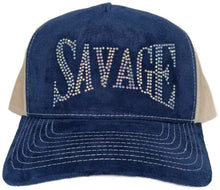 Load image into Gallery viewer, Savage Rhinestone Trucker Hat – Multi color - Clique Apparel