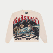 Load image into Gallery viewer, Godspeed - Checkmate Sweatshirt - Bone - Clique Apparel