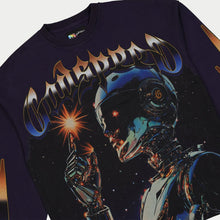 Load image into Gallery viewer, Godspeed - Sputnik Long Sleeve T-Shirt - Navy - Clique Apparel