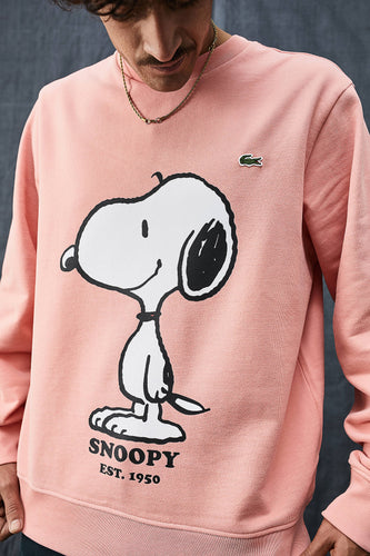 Lacoste x Peanuts Crew Neck Snoopy Sweatshirt - Clique Apparel