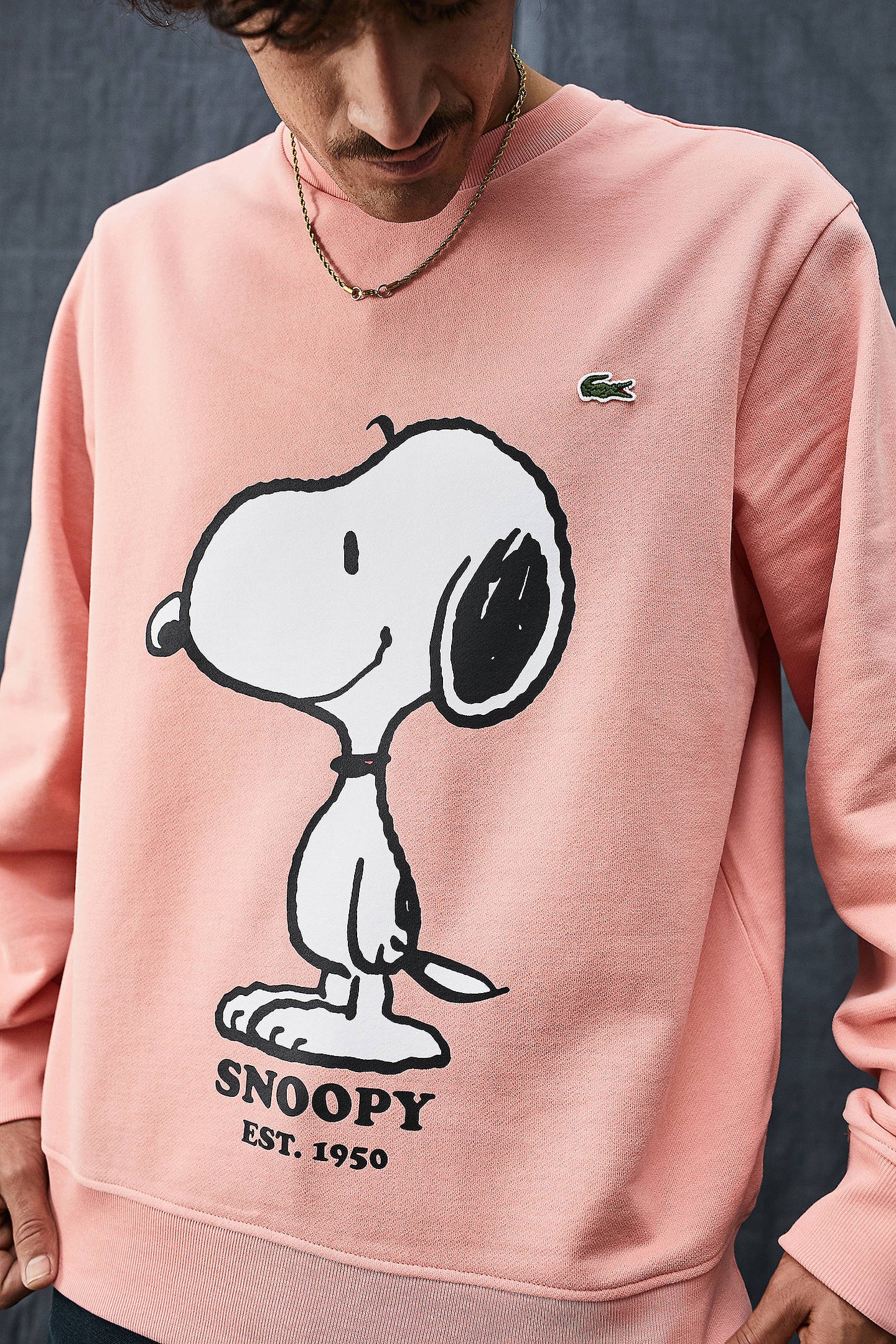 Lacoste x Peanuts Crew Neck Snoopy Sweatshirt - Clique Apparel