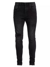 Load image into Gallery viewer, Purple - P002 Black Repair Jeans (P002 - BLR) - Clique Apparel