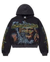 Load image into Gallery viewer, Vale Forever - Gods Liberty Zip up Hoodie - Black - Clique Apparel