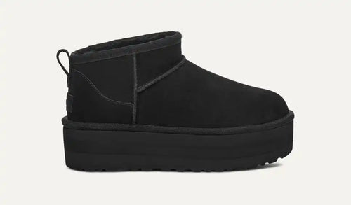 UGG - Women's Classic Ultra Mini Platform - BLACK - Clique Apparel