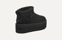 Load image into Gallery viewer, UGG - Women&#39;s Classic Ultra Mini Platform - BLACK - Clique Apparel