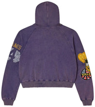 Load image into Gallery viewer, Valley  Forever - Army Zip up Hoodie - Purple - Clique Apparel