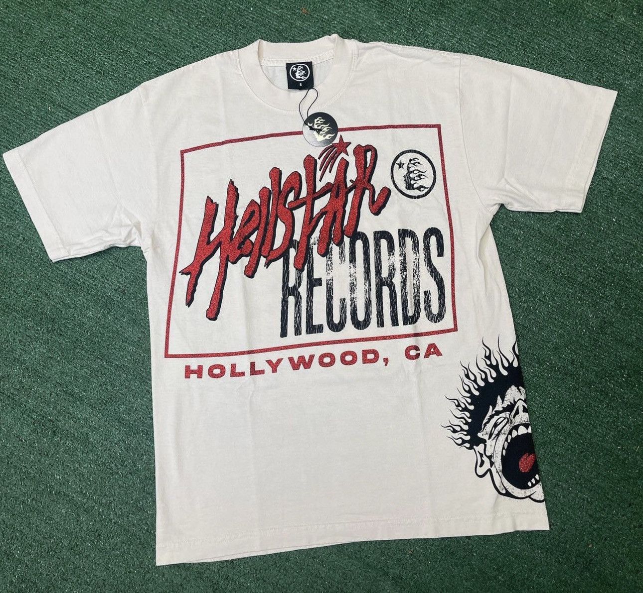 HS - Studios Records Tee - Cream - Clique Apparel