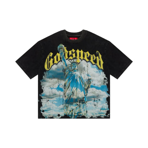 Godspeed - Chrome Liberty T-Shirt Black - Clique Apparel