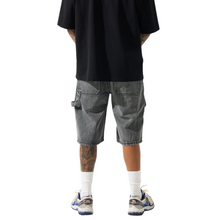 Load image into Gallery viewer, Serenede - CAVE Denim Shorts - Grey - Clique Apparel