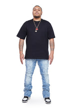 Load image into Gallery viewer, Valabasas - Stacked Botched Stacket Jeans - Lt. BLue Washed - Clique Apparel