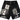 Mixed Emotion-  AI Denim Shorts - Black - Clique Apparel