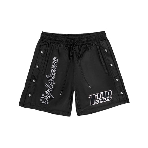 Triple Sevens - Nylon Shorts Black - Clique Apparel
