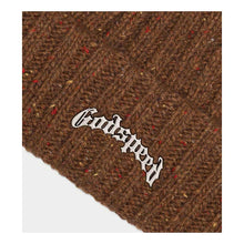 Load image into Gallery viewer, Godspeed - Og Logo Emblem Beanie (Brown Speckle) - Clique Apparel