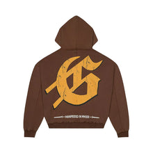 Load image into Gallery viewer, Godspeed Chrome Liberty Zip Hoodie V2 - Brown Wash - Clique Apparel