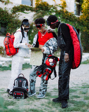 Load image into Gallery viewer, Sprayground - Shredded Arctic Moneybear Backpack