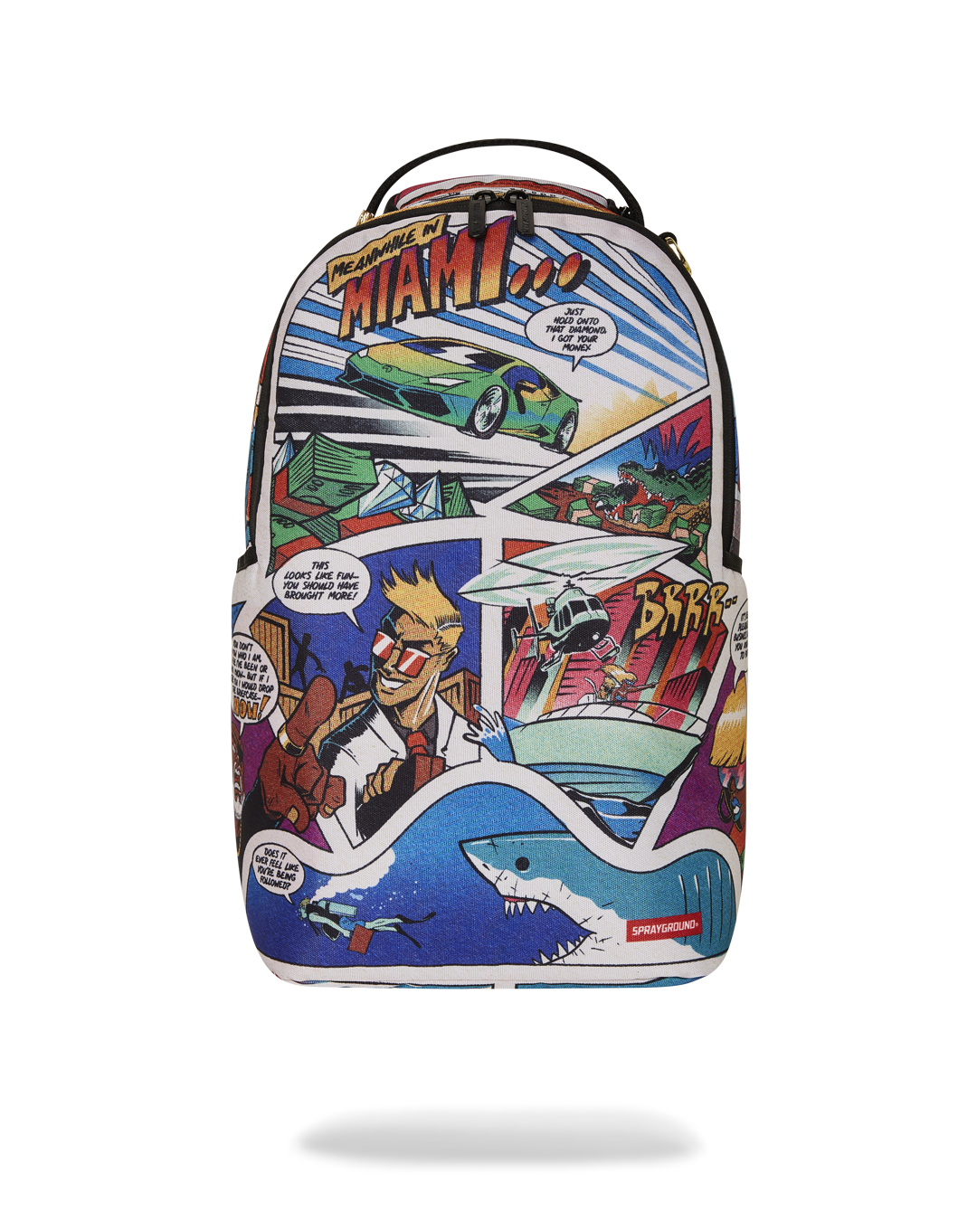 Sprayground - 305 Retro Comic Dlxr Backpack - Clique Apparel
