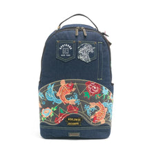 Load image into Gallery viewer, Sprayground - Evisu Style DLX - Denim  Backpack - Clique Apparel