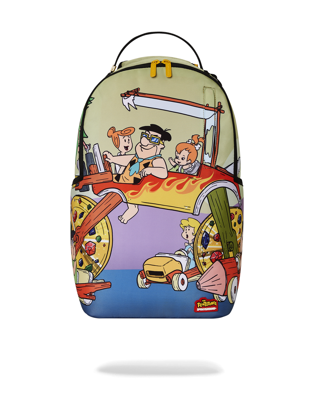 Sprayground - Flintstones Blinged Out Car DLXR Backpack - Clique Apparel