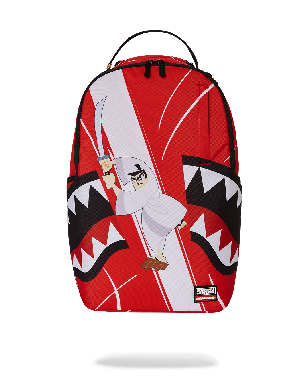 Sprayground -Samurai Jack Shark Mouth Slice DLXR Backpack - Clique Apparel