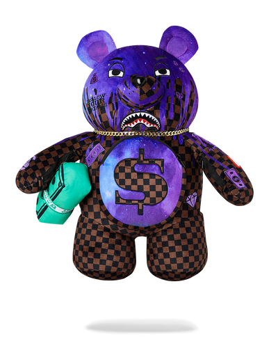 Sprayground - Lost In Space Drip Moneybear Teddy Bear Backpack - Clique Apparel