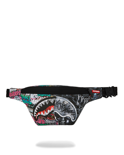 Sprayground - Split Cybershark Savvy Crossbody - Clique Apparel