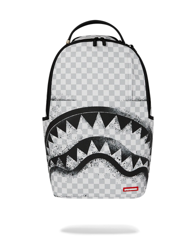 Sprayground - Black Stencil Shark DLXSV Backpack