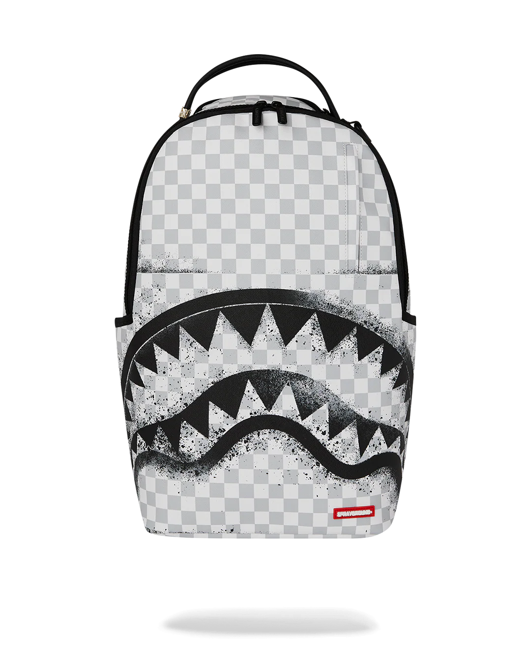 Sprayground - Black Stencil Shark DLXSV Backpack