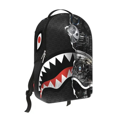 Sprayground - Foundation Lady Demerzel Robotic Shark  DLXSV Backpack - Clique Apparel