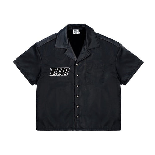 Triple Seven - Nylon Button Up Black - Clique Apparel