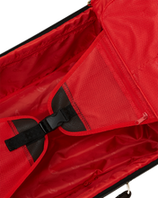 Load image into Gallery viewer, Sprayground - Exterior Gold Zip Pocket Sharks in Paris Jetsetter Carry-On Luggage - Clique Apparel