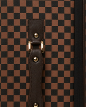 Load image into Gallery viewer, Sprayground - Exterior Gold Zip Pocket Sharks in Paris Jetsetter Carry-On Luggage - Clique Apparel