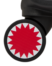 Load image into Gallery viewer, Sprayground - Exterior Gold Zip Pocket Sharks in Paris Jetsetter Carry-On Luggage - Clique Apparel