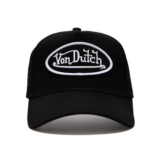 Von Dutch - Black & White Trucker - Clique Apparel