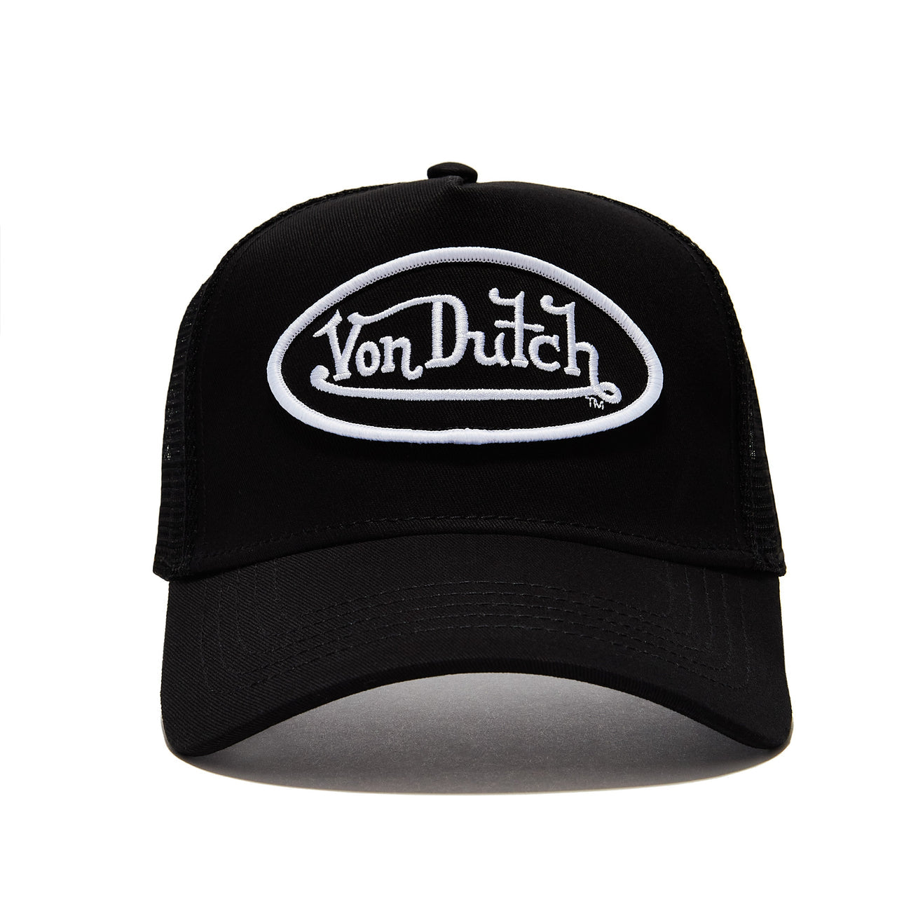 Von Dutch - Black & White Trucker - Clique Apparel