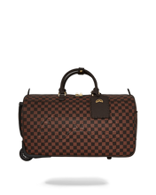 Load image into Gallery viewer, Sprayground - Core Embossed Check Wheely Duffle - Clique Apparel