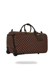 Load image into Gallery viewer, Sprayground - Core Embossed Check Wheely Duffle - Clique Apparel