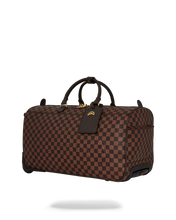 Load image into Gallery viewer, Sprayground - Core Embossed Check Wheely Duffle - Clique Apparel