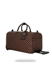 Load image into Gallery viewer, Sprayground - Core Embossed Check Wheely Duffle - Clique Apparel