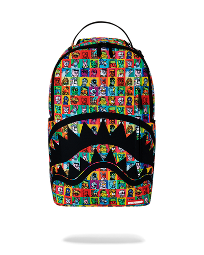 Sprayground Backpack -  Repeat Mayhem DLXSR Backpack Black - Clique Apparel