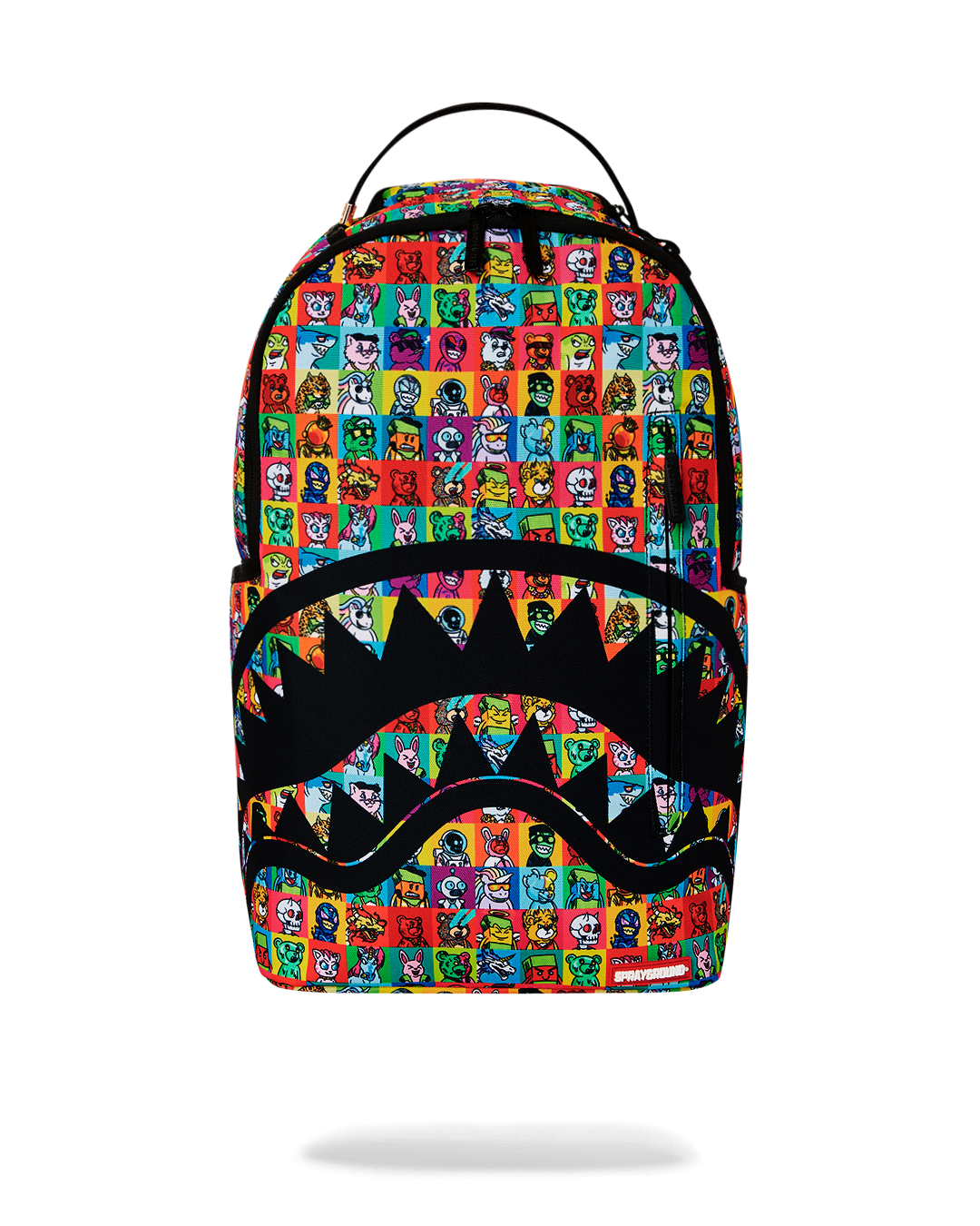 Sprayground Backpack -  Repeat Mayhem DLXSR Backpack Black - Clique Apparel