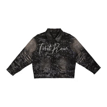 Load image into Gallery viewer, First Row - All Over Rhinestone Work Wear Jacket - Black - Clique Apparel