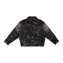 Load image into Gallery viewer, First Row - All Over Rhinestone Work Wear Jacket - Black - Clique Apparel