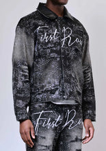 Load image into Gallery viewer, First Row - All Over Rhinestone Work Wear Jacket - Black - Clique Apparel
