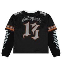 Load image into Gallery viewer, Godspeed - TD Layered Jersey (Black/Orange) - Clique Apparel