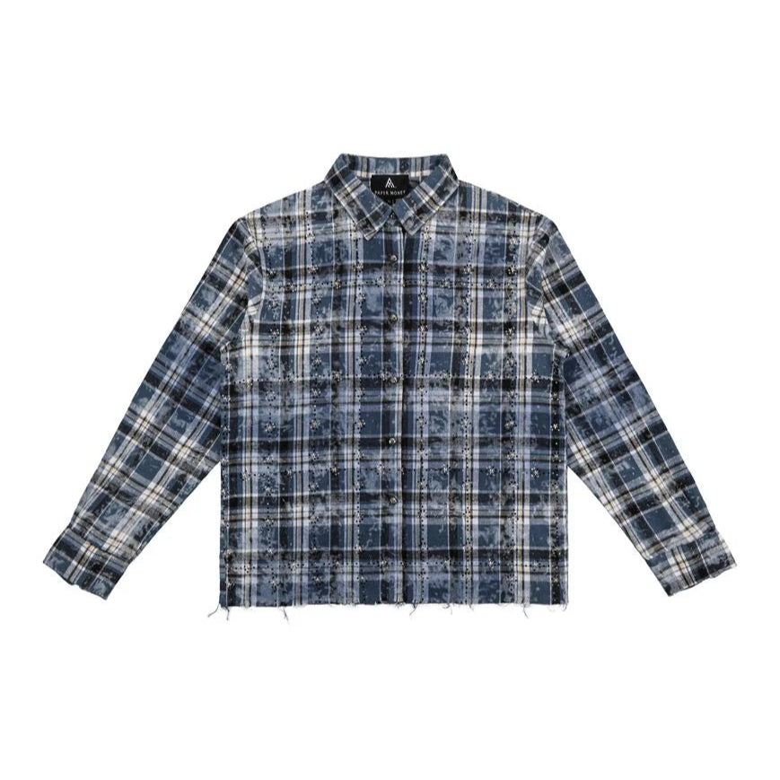 Paper Money -  Rhinestone Frannel - Clique Apparel